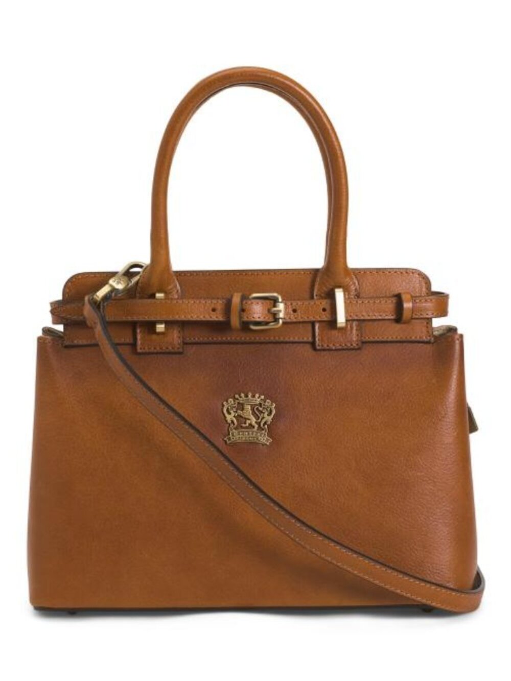 PRATESI Made In Italy Leather Ladylike Satchel